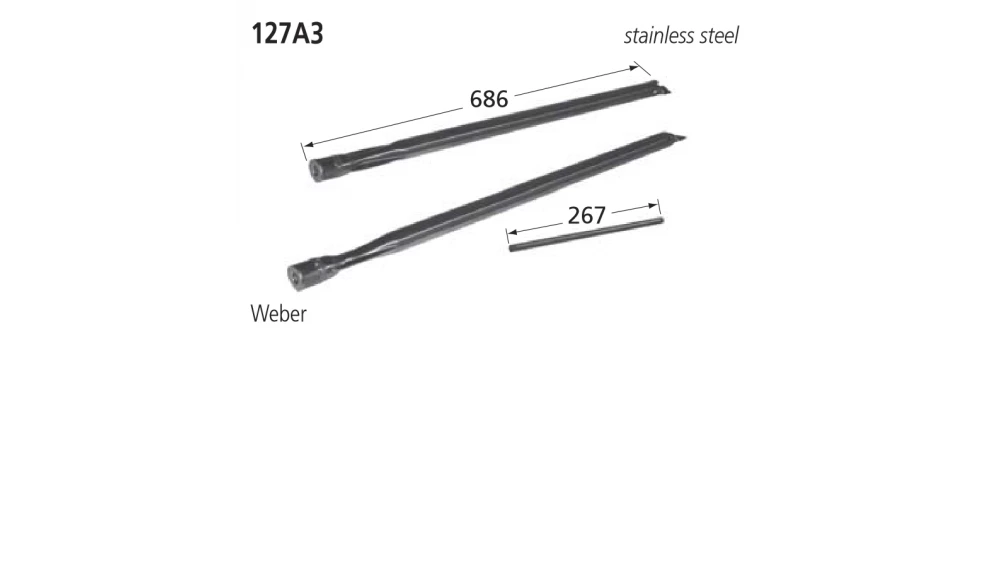 127A3 BBQ Burner - Weber 3 127A3 BBQ Burner - Weber