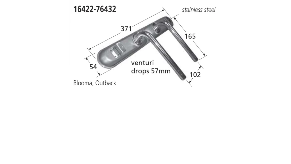 16422-76432 BBQ Burner - Blooma 3 16422-76432 BBQ Burner - Blooma