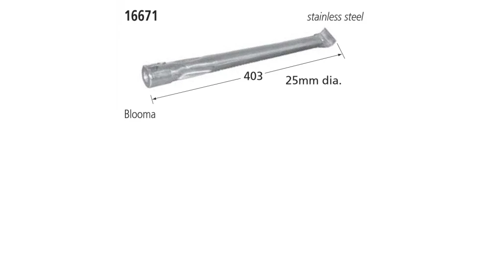 16671 BBQ Burner - Blooma 3 16671 BBQ Burner - Blooma