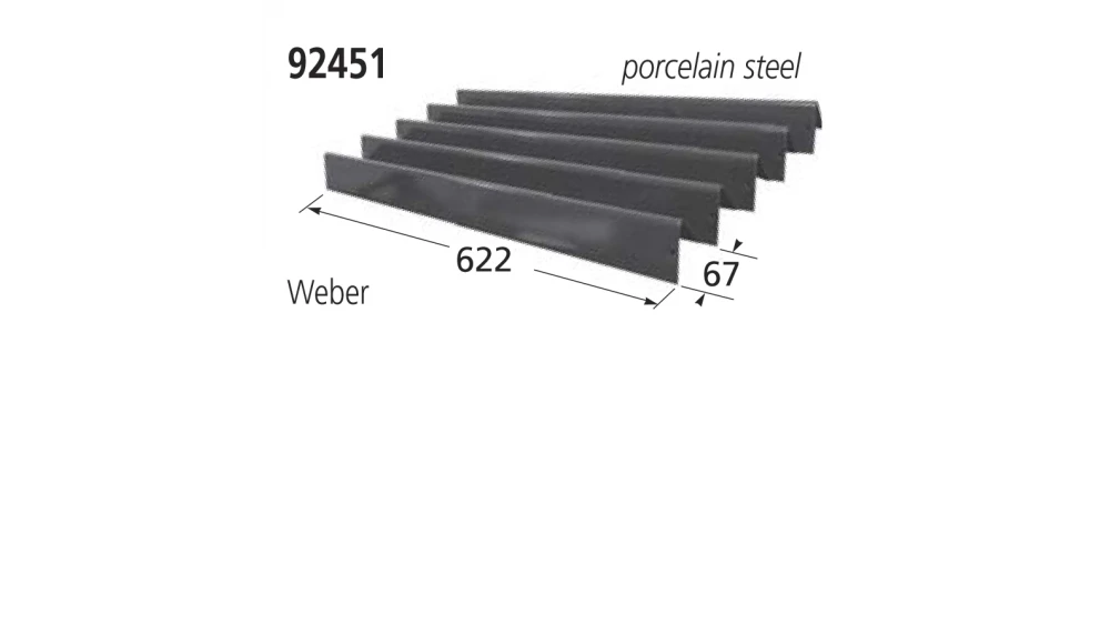 92451 BBQ Heat Plates - Weber 3 92451 BBQ Heat Plates - Weber