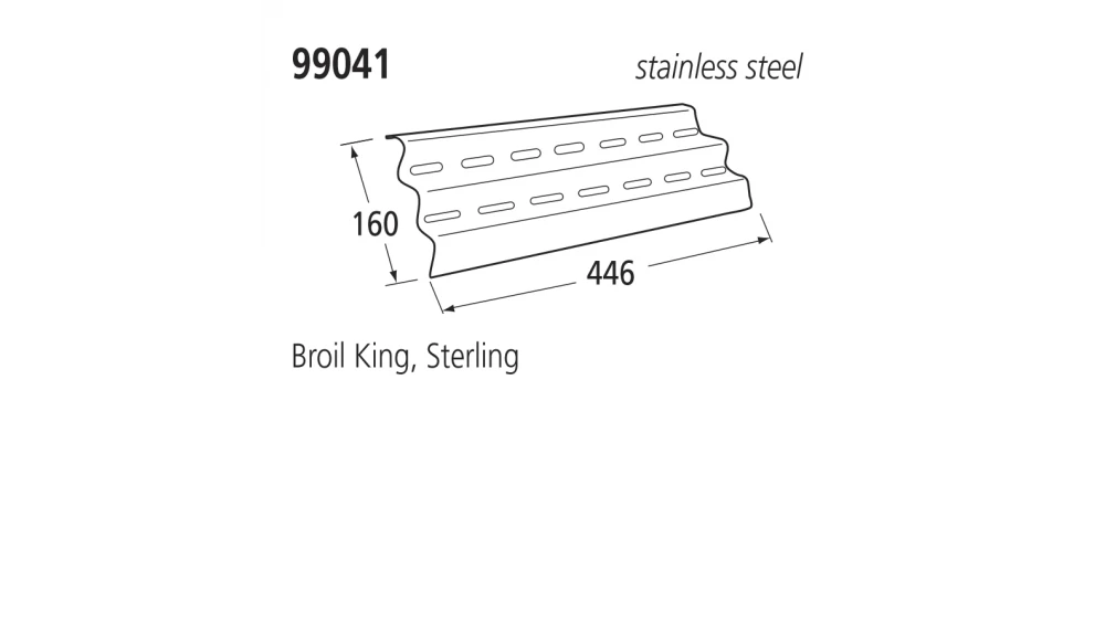 99041 BBQ Heat Plates - Sterling/Broil King 3 99041 BBQ Heat Plates - Sterling/Broil King