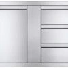 Napoleon Stainless Steel Built In Door And Drawer Combo - BI-3624-1D3DR -Napoleon || Broil King || Cadac Sales BI36241D3DR 1000x563 1