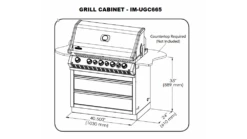Napoleon Oasis 300 - PRO665 - Island Gas BBQ - Free Rotisserie And Cover -Napoleon || Broil King || Cadac Sales IM UGC66520grill20cabinet 1000x563 1