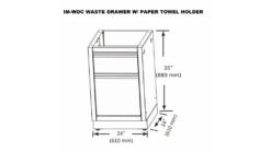 Napoleon Oasis 300 - PRO665 - Island Gas BBQ - Free Rotisserie And Cover -Napoleon || Broil King || Cadac Sales IM WDC20WASTE20DRAWER20W20PAPER20TOWEL20HOLDER 1000x563 3