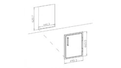 Whistler Grill Stainless Steel Vertical Door (Large) 7 Whistler Grill Stainless Steel Vertical Door (Large) -Napoleon || Broil King || Cadac Sales Whistler20Grill20Stainless20Steel20Vertical20Door20 Large 20cut20out 1000x563 1