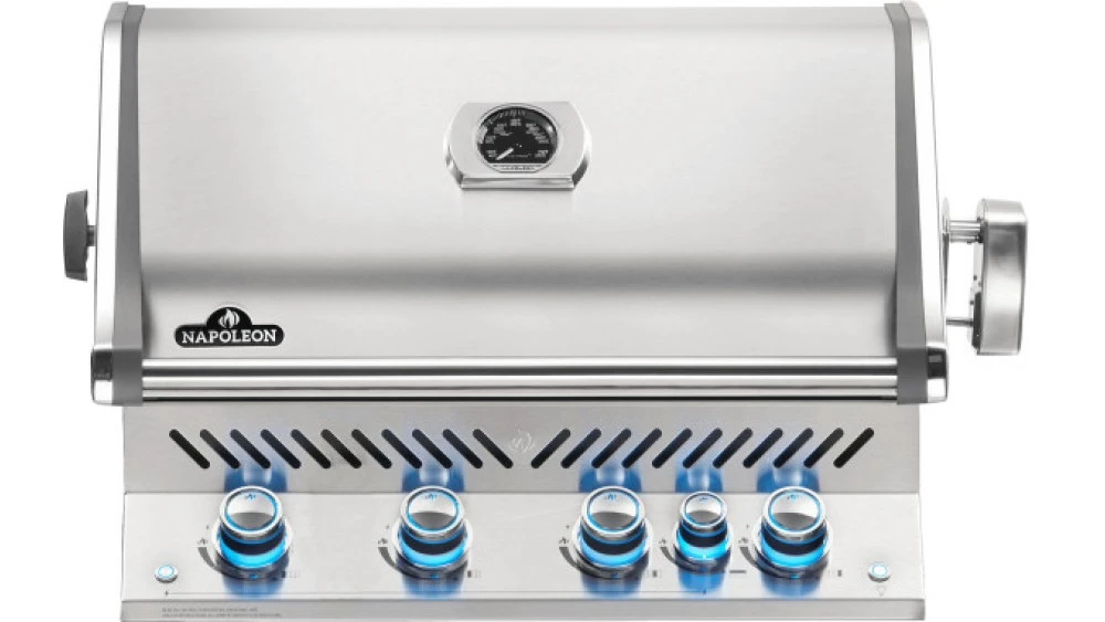 Napoleon Prestige BIPRO500RBNSS-3 Natural Gas Built In BBQ - Free Rotisserie And Cover 3 Napoleon Prestige BIPRO500RBNSS-3 Natural Gas Built In BBQ - Free Rotisserie And Cover