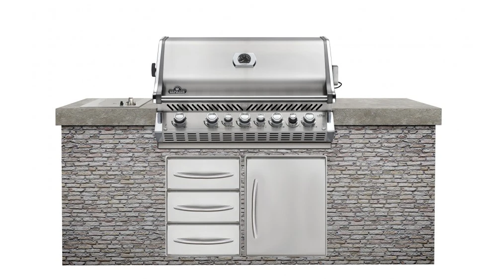 Napoleon Prestige BIPRO665RBNSS-3-GB Natural Gas Built In BBQ - Free Rotisserie And Cover 4 Napoleon Prestige BIPRO665RBNSS-3-GB Natural Gas Built In BBQ - Free Rotisserie And Cover - Image 2