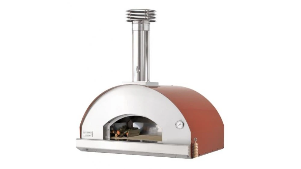 Fontana - Mangiafuoco Built In Wood Pizza Oven - Rosso 3 Fontana - Mangiafuoco Built In Wood Pizza Oven - Rosso