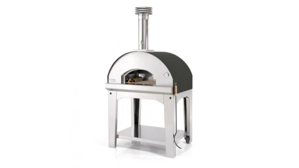 Fontana - Mangiafuoco Wood Pizza Oven With Trolley - Anthracite 3 Fontana - Mangiafuoco Wood Pizza Oven With Trolley - Anthracite