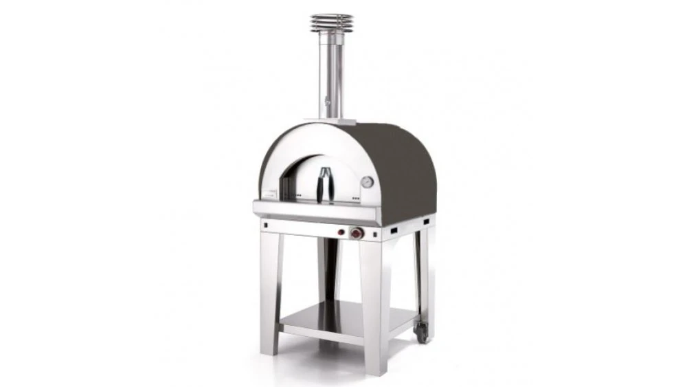 Fontana - Margherita Gas Pizza Oven With Trolley - Anthracite 3 Fontana - Margherita Gas Pizza Oven With Trolley - Anthracite