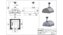 Fontana - Marinara Built In Wood Pizza Oven - Anthracite -Napoleon || Broil King || Cadac Sales marinara20built20in20wood20anthracite202 1000x563 1