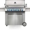 Napoleon Prestige PRO665RSIBNSS-3-GB Natural Gas BBQ - Free Rotisserie And Cover -Napoleon || Broil King || Cadac Sales pro 665 front lights on 1000x563 1
