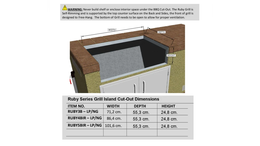 Sunstone Ruby Series 4 Burner Built In Gas BBQ 12 Sunstone Ruby Series 4 Burner Built In Gas BBQ - Image 10